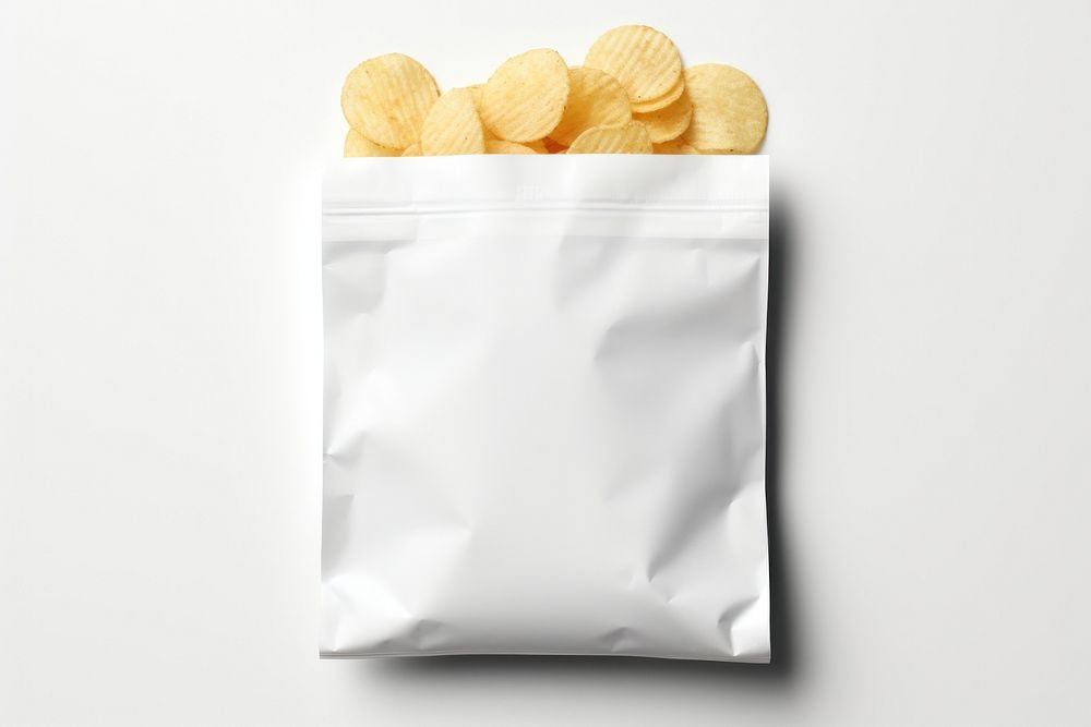 Snack paper bag packaging  food freshness cracker.
