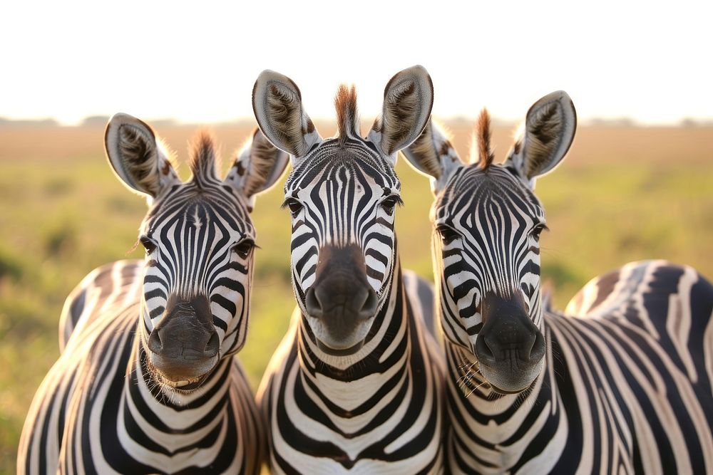 3 zebra animal wildlife mammal.