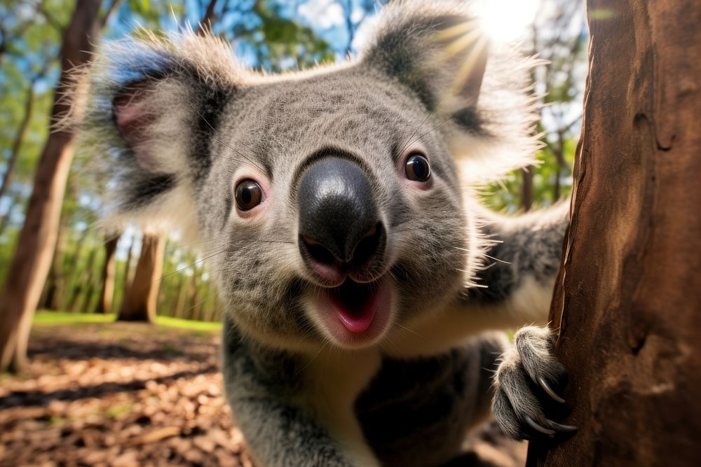 Animal koala wildlife kangaroo.