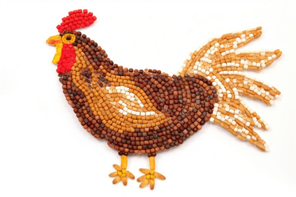  Chicken poultry jewelry animal. AI generated Image by rawpixel.