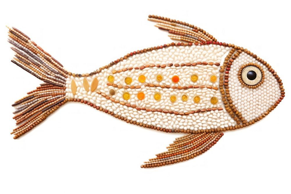  Fish animal art white background. AI generated Image by rawpixel.