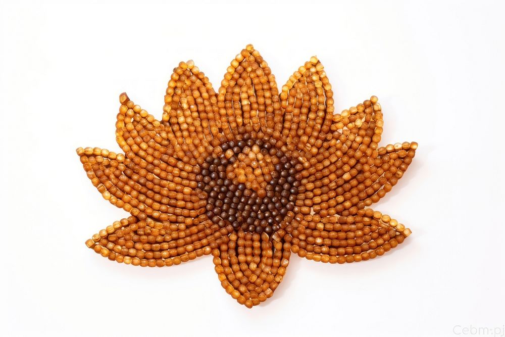  Lotus jewelry brooch bead. AI generated Image by rawpixel.