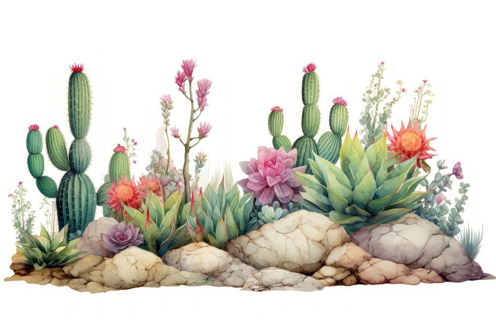 Cactuses plant creativity floristry.