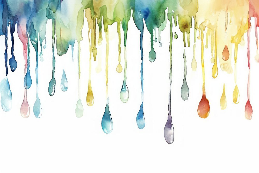 Painting hanging drop backgrounds.