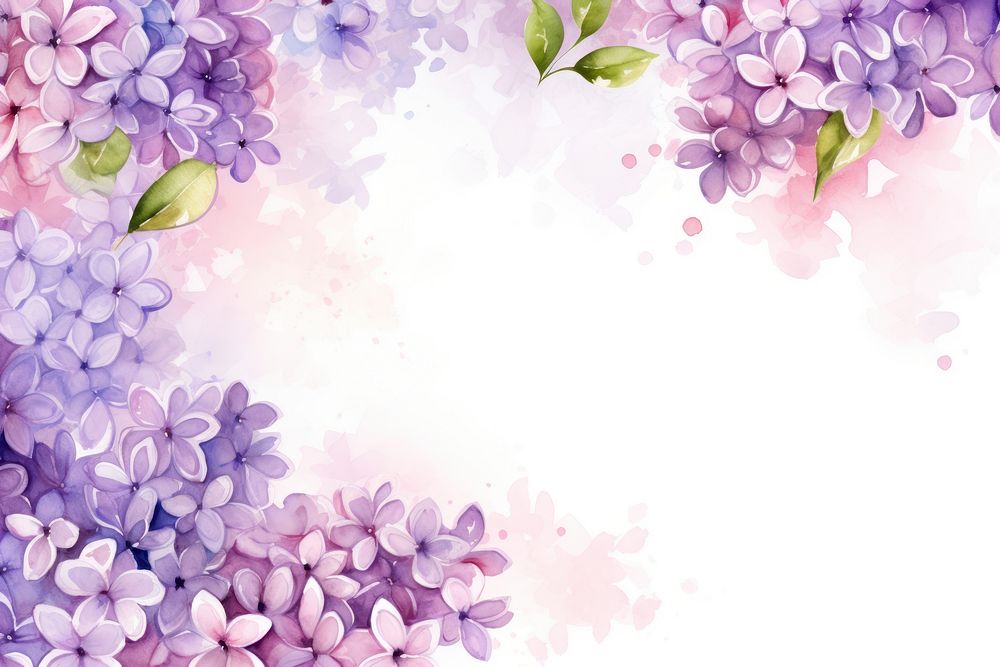 Lilac flowers blossom petal plant.