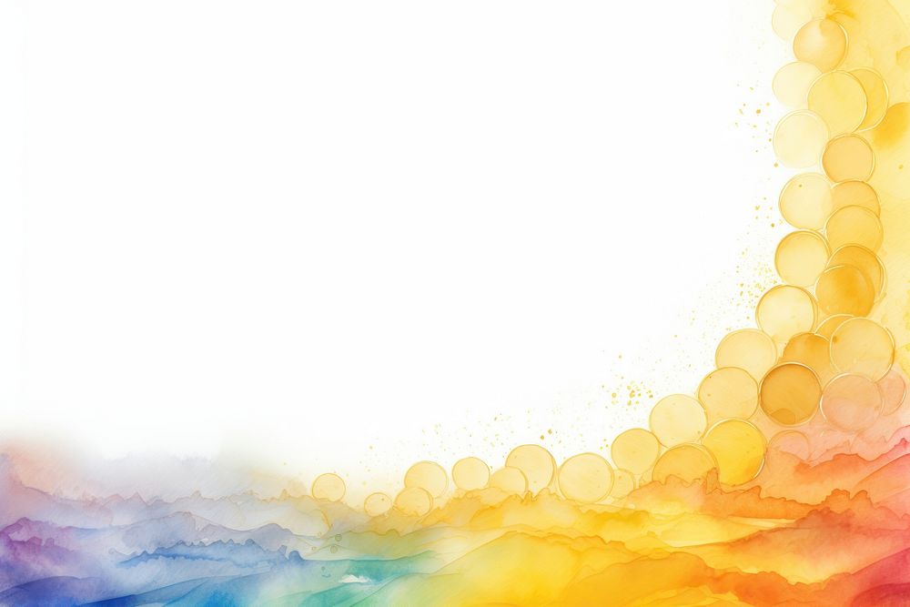 Rainbow gold coin pattern paint backgrounds.