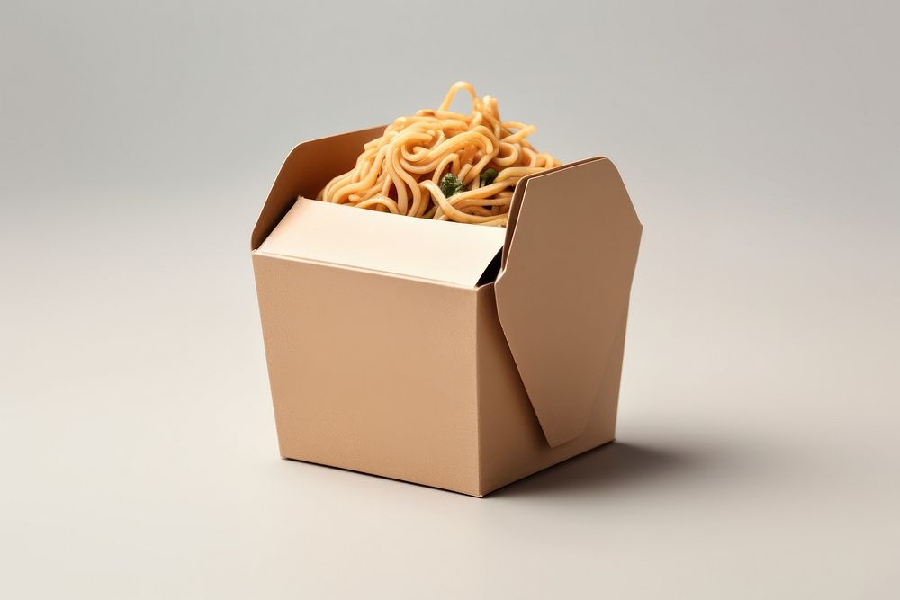 Noodle box packaging  cardboard carton pasta.