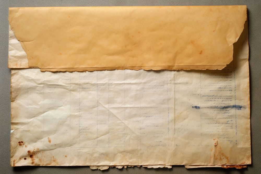 Backgrounds crumpled envelope paper.