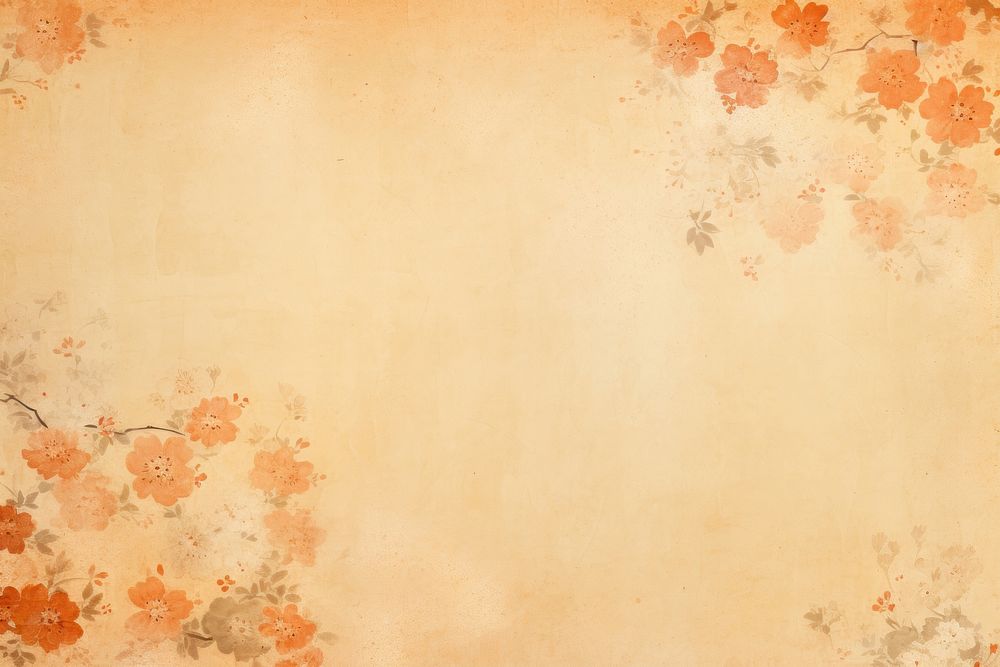 Flower Washi Faded paper backgrounds texture wall.
