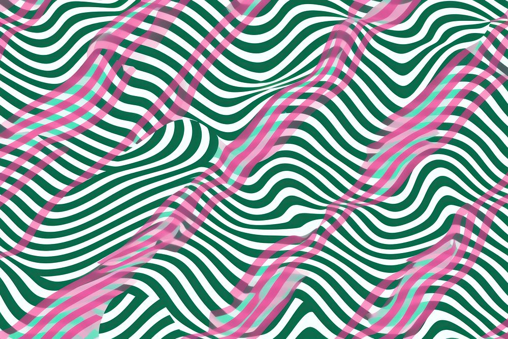 Pink and green pattern abstract line. AI generated Image by rawpixel.