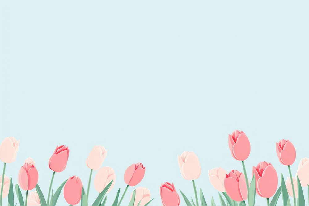 Tulip backgrounds outdoors flower. AI generated Image by rawpixel.