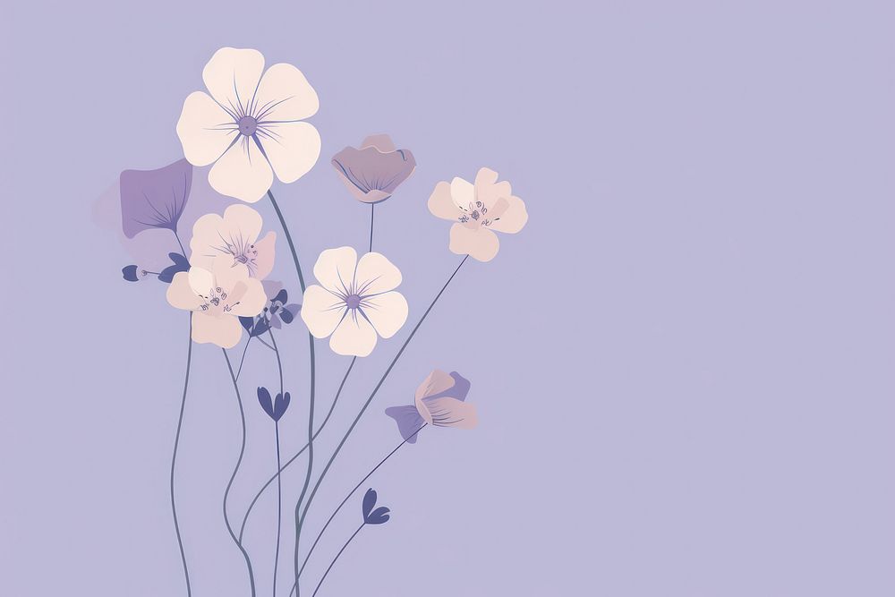 Violet flower frame backgrounds pattern petal.