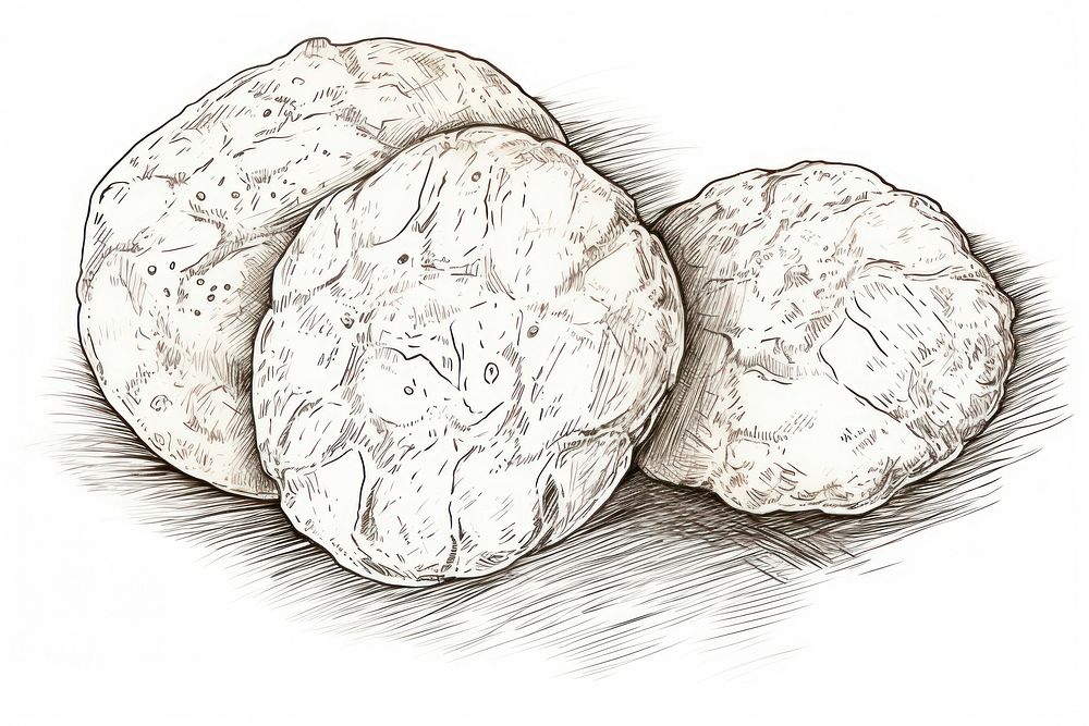  Christmas sugar cookies drawing sketch illustrated. AI generated Image by rawpixel.