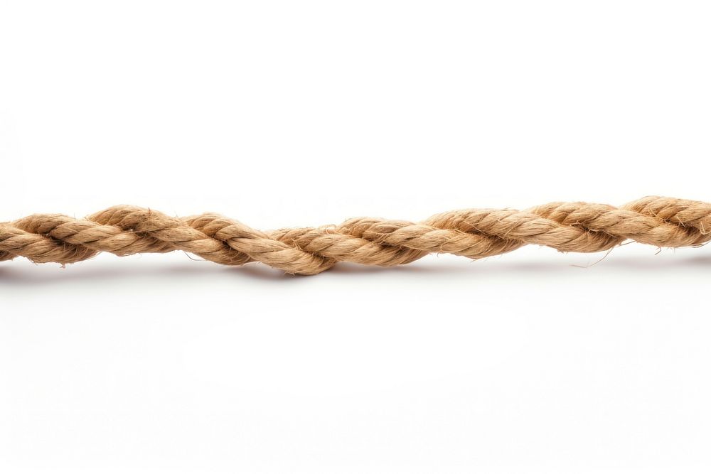 Frayed Rope about to Break rope backgrounds white background.