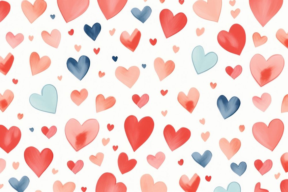 Heart shape backgrounds pattern petal. AI generated Image by rawpixel.