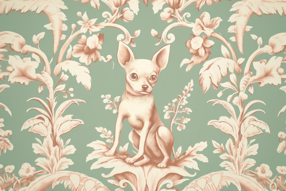 Chihuahua wallpaper pattern mammal.