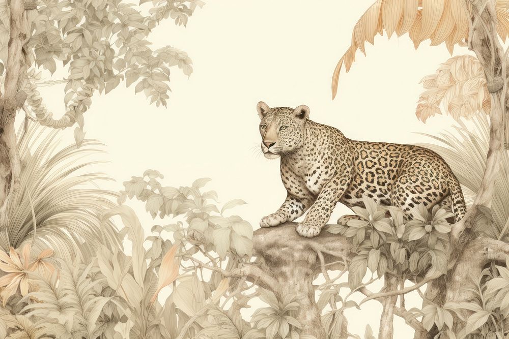Leopard wildlife feline animal.