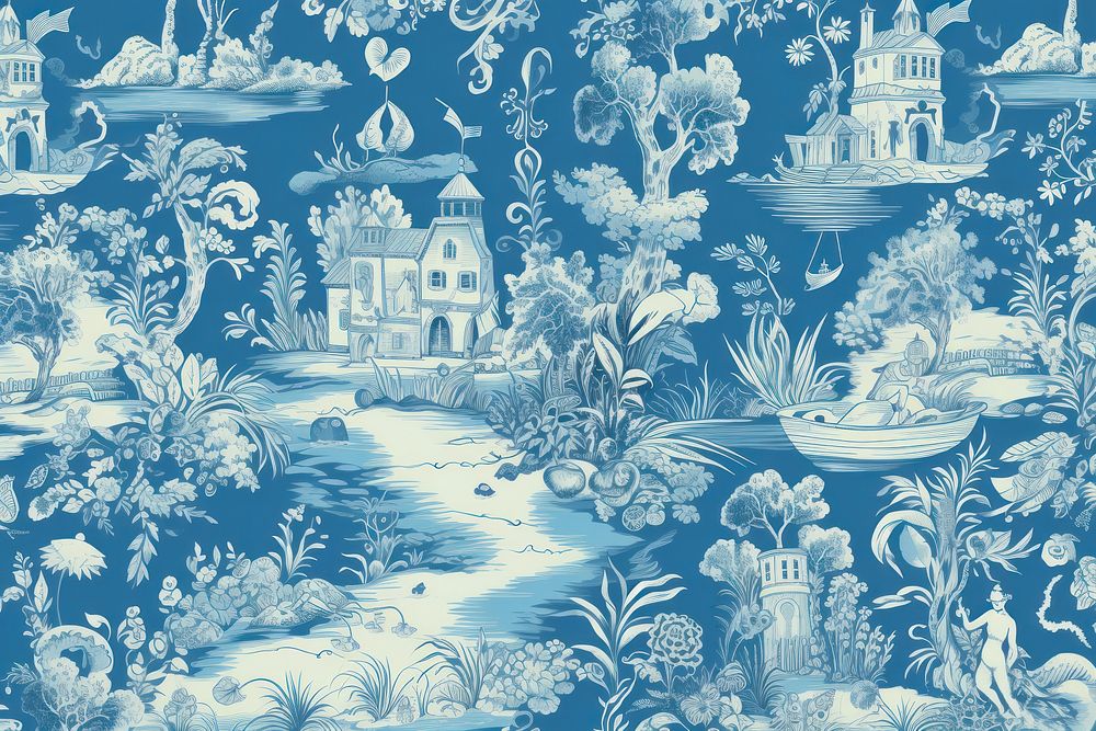 Summer sea wallpaper pattern art.