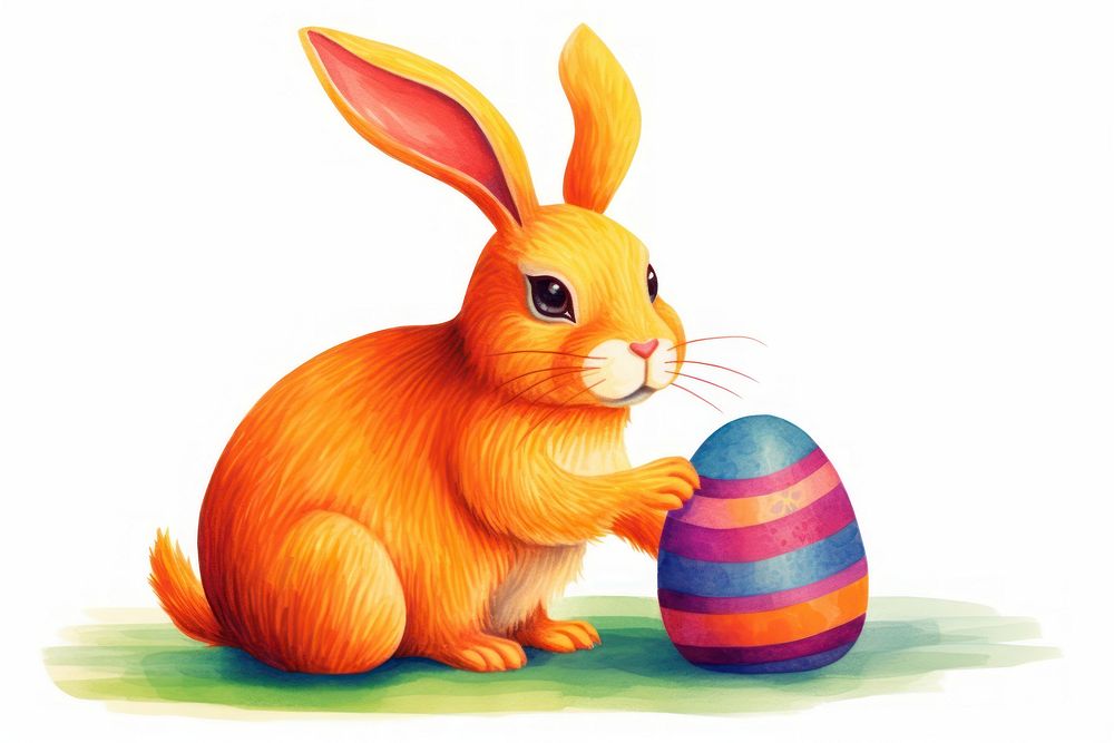 Easter bunny animal mammal egg.