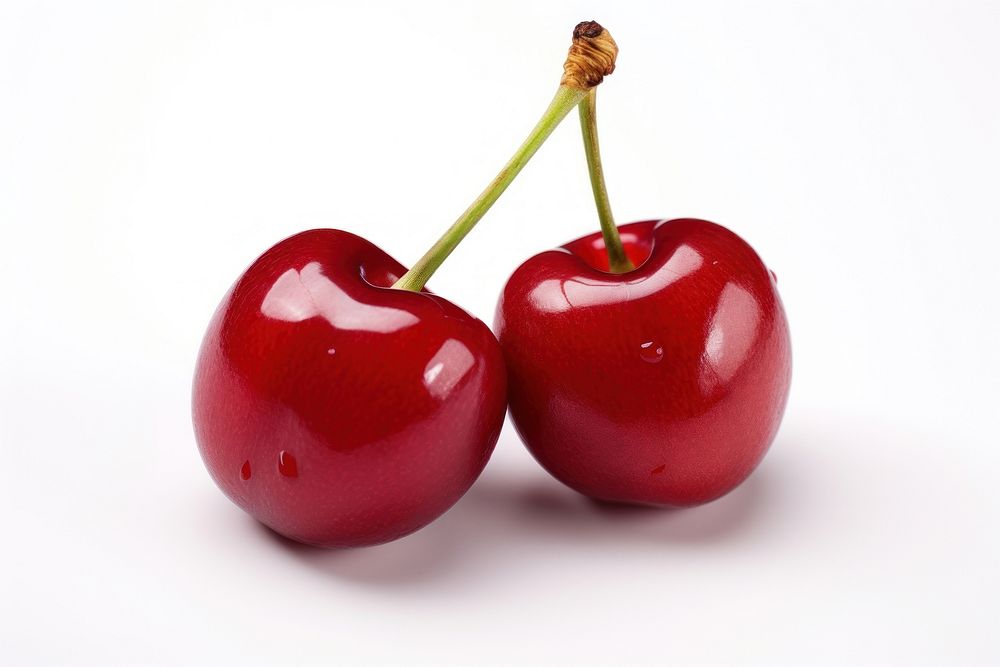  Cherry fruit apple plant. AI generated Image by rawpixel.