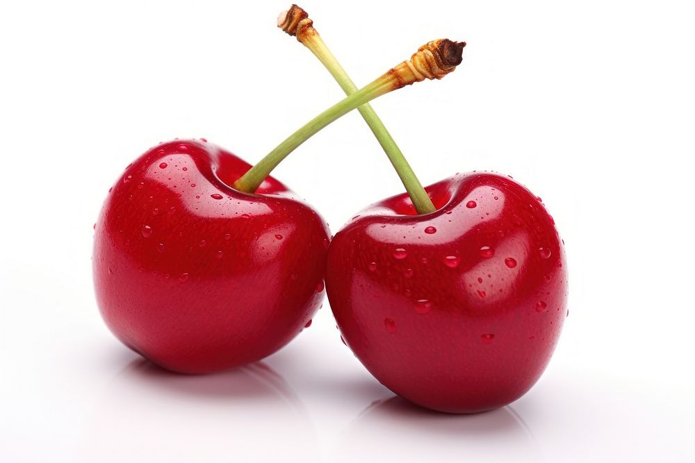  Cherry apple fruit plant. AI generated Image by rawpixel.