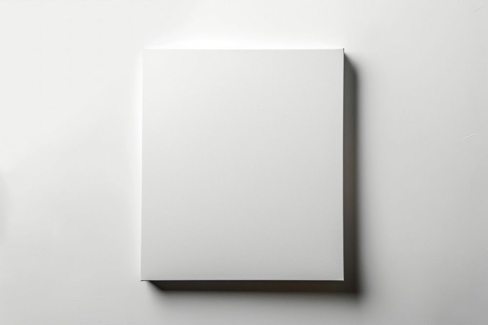 White blank album cover white background simplicity rectangle.