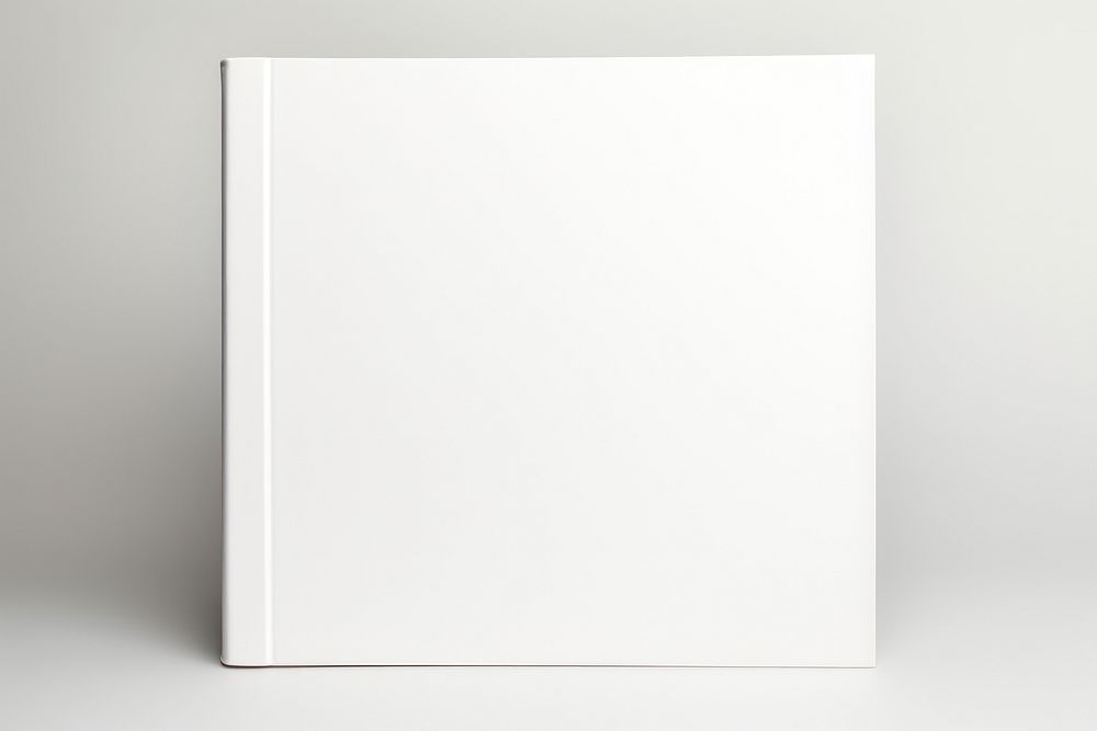 White blank album white background publication simplicity.