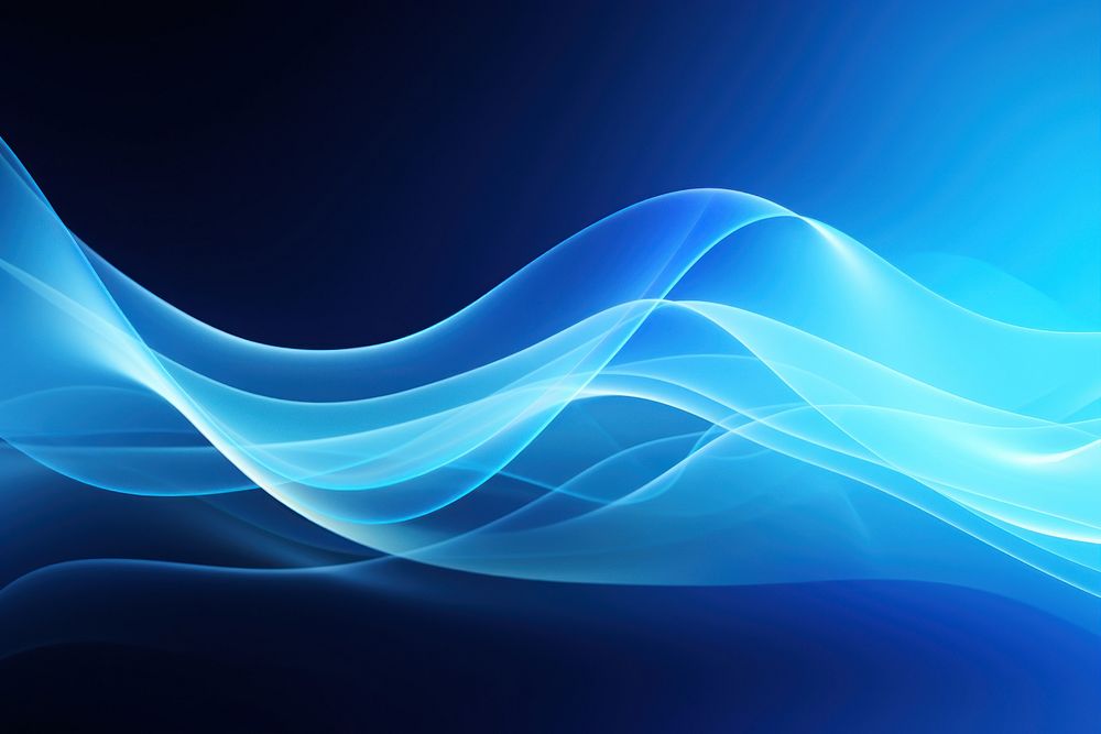 Abstract wave shapes backgrounds light blue. AI generated Image by rawpixel.