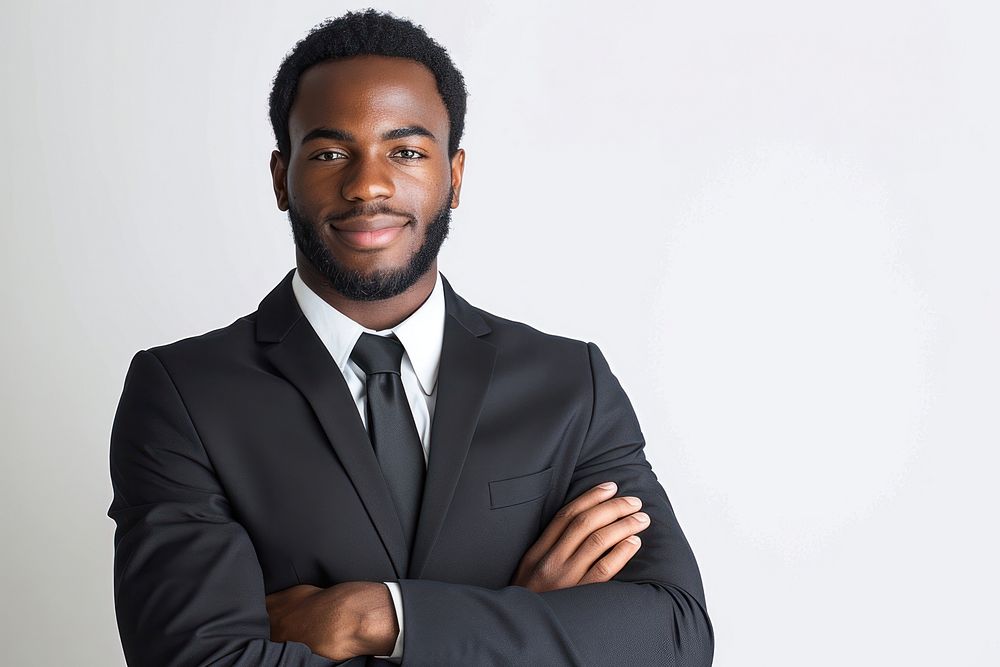 African american man in business suits portrait blazer adult.