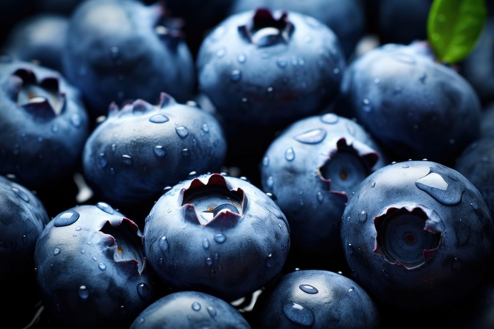  Blueberry backgrounds fruit plant. AI generated Image by rawpixel.
