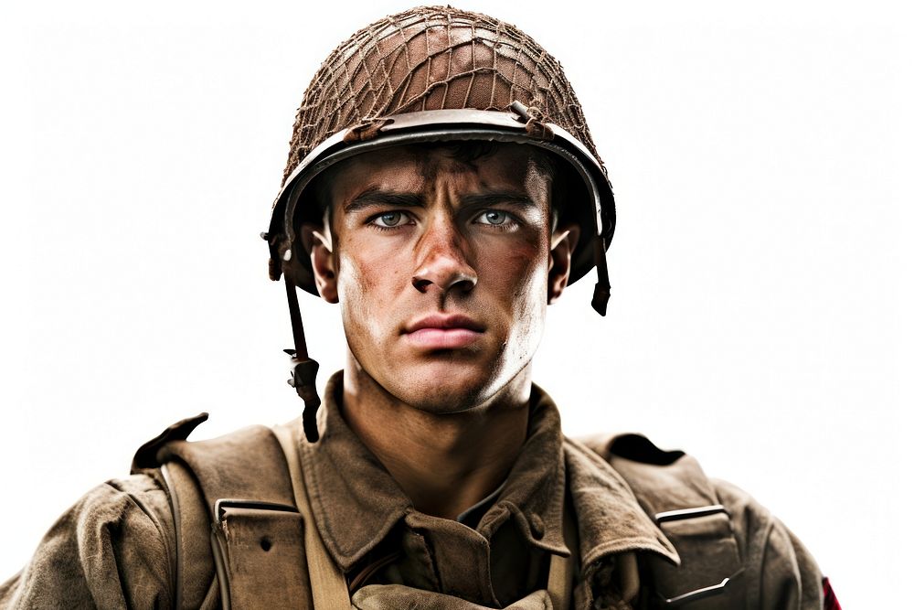 British soldier soldier military portrait helmet.