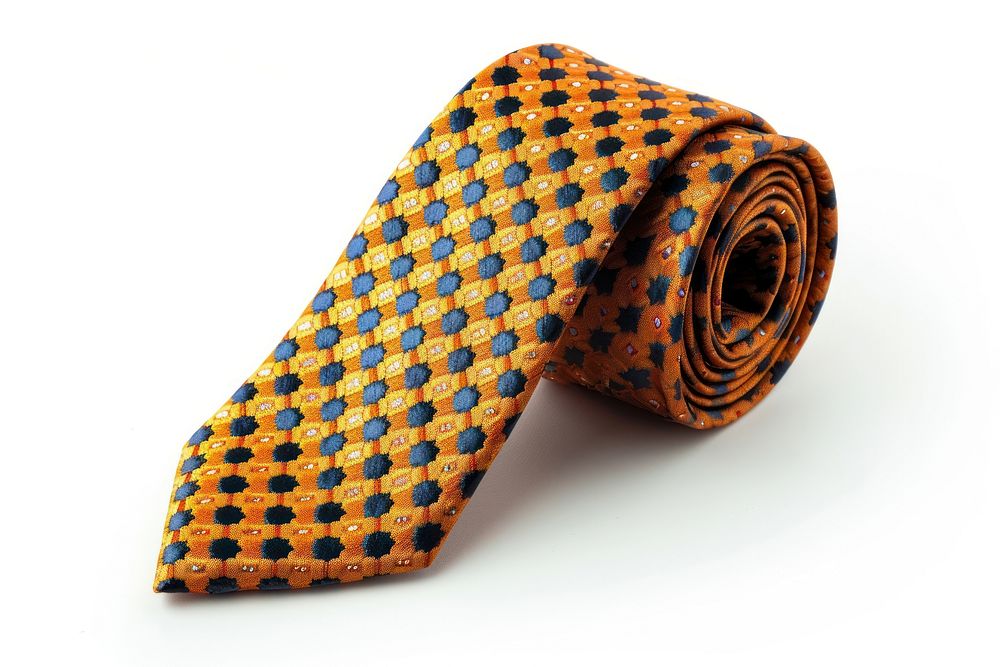 Pattern neck tie necktie white background accessories.