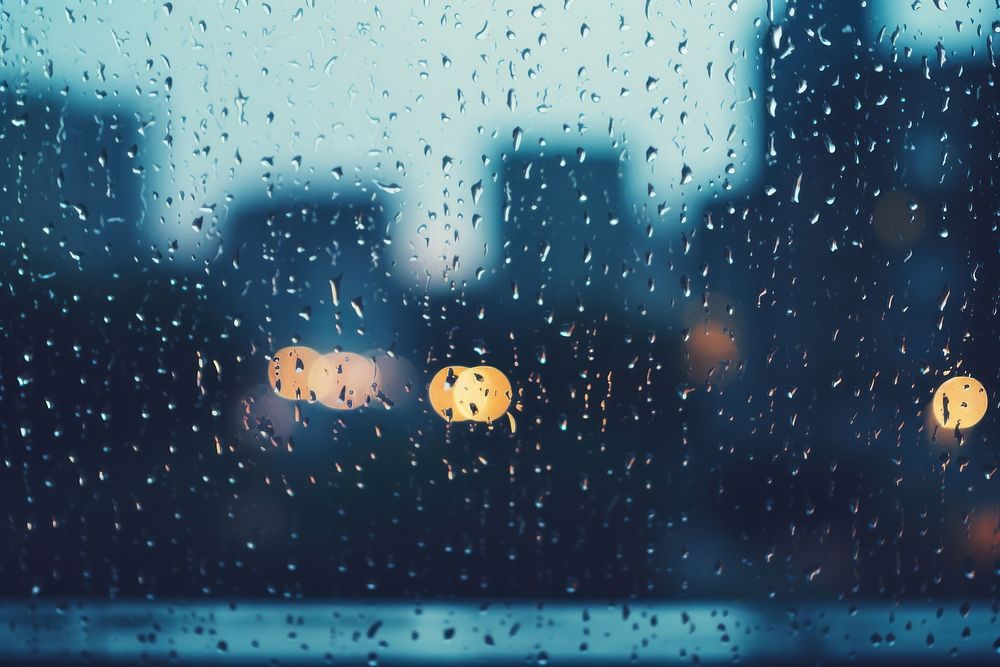  Rain backgrounds outdoors light. AI generated Image by rawpixel.