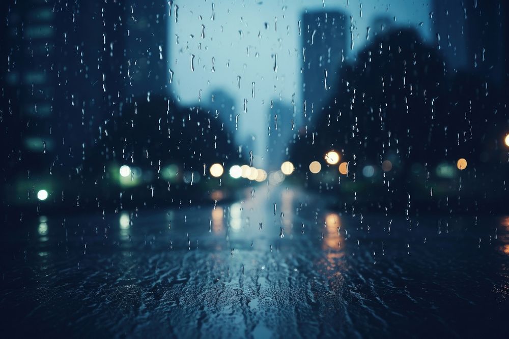  Rain architecture backgrounds cityscape. AI generated Image by rawpixel.