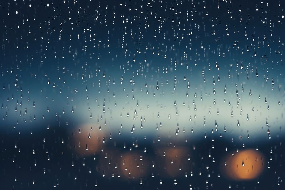 Rain backgrounds outdoors night. AI generated Image by rawpixel.