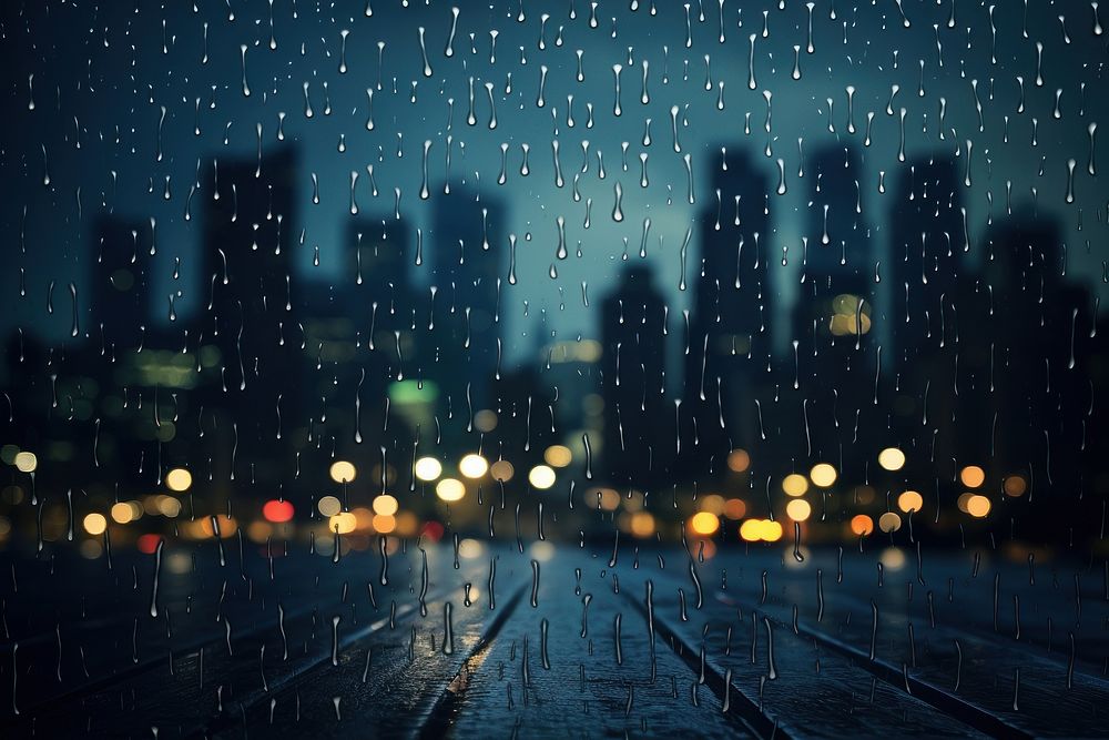 Raining architecture backgrounds cityscape. AI generated Image by rawpixel.