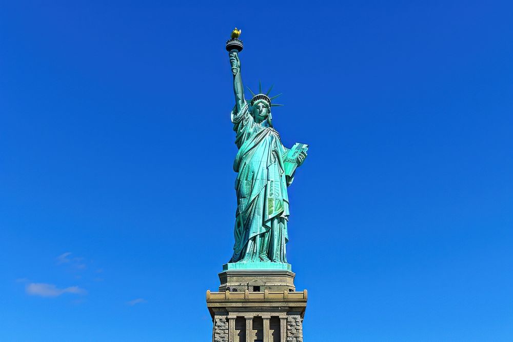 Statue of Liberty statue sculpture landmark.