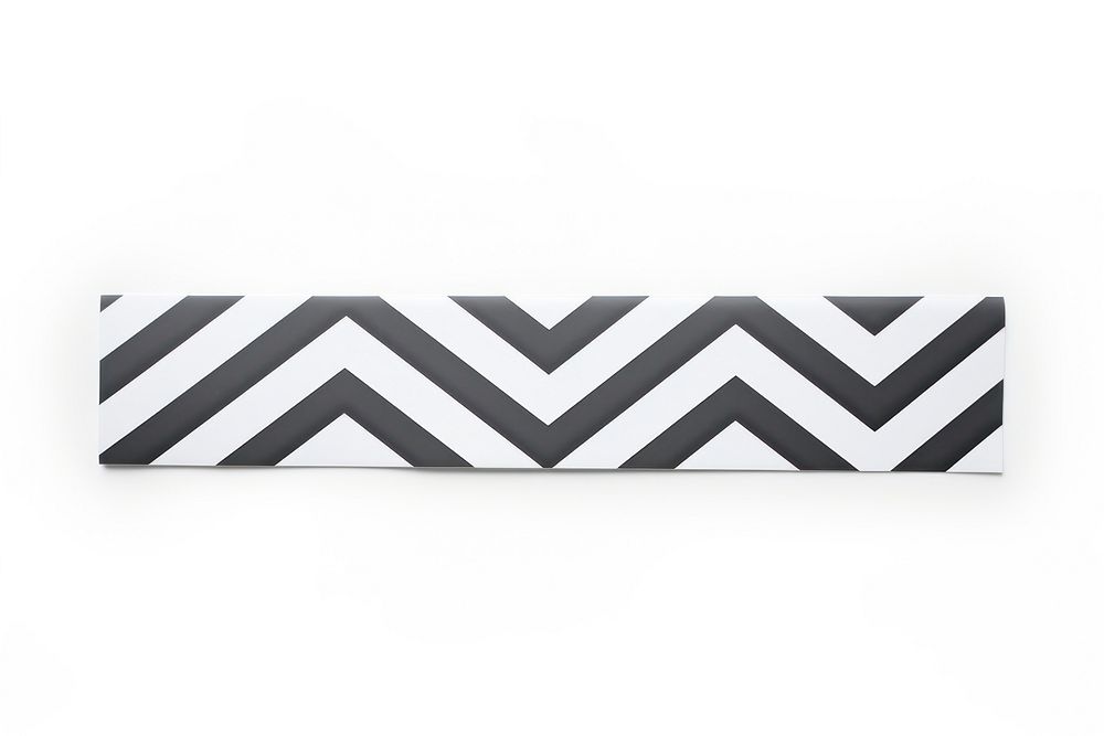 Chevron pattern adhesive strip white background accessories rectangle. AI generated Image by rawpixel.