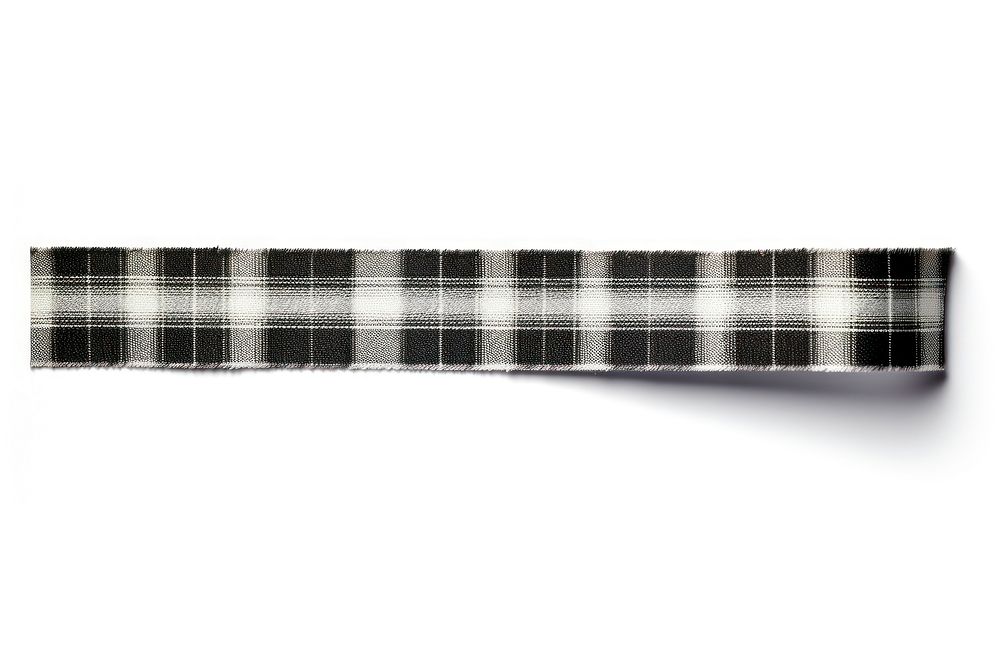 Black and white scottish pattern adhesive strip white background accessories accessory. AI generated Image by rawpixel.