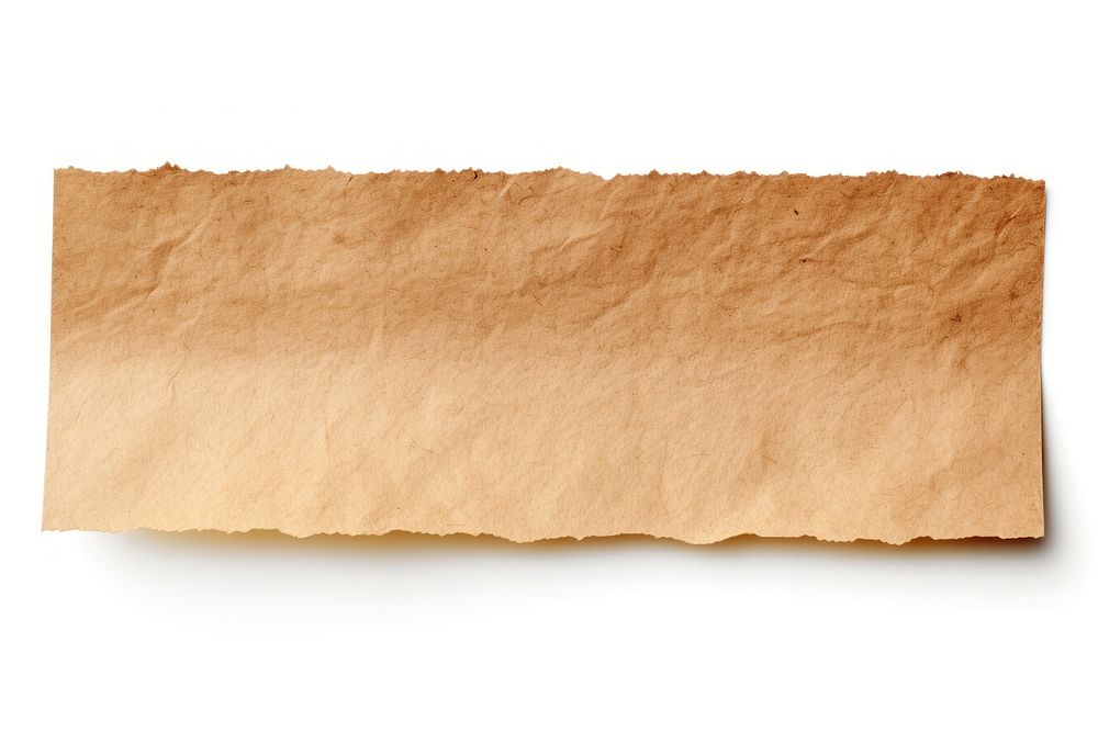Old paper adhesive strip rough white background crumpled. AI generated Image by rawpixel.