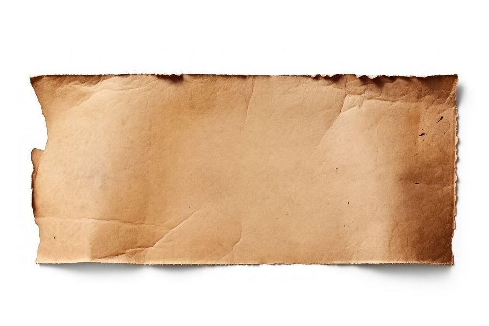 Old paper adhesive strip backgrounds rough white background. AI generated Image by rawpixel.