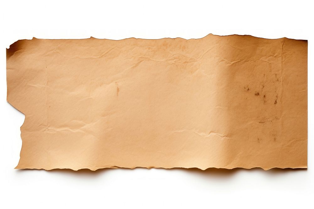 Old paper adhesive strip backgrounds rough white background. AI generated Image by rawpixel.