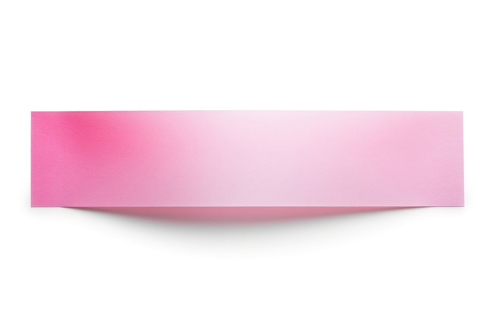 Pink gradient color paper adhesive strip white background accessories simplicity. AI generated Image by rawpixel.