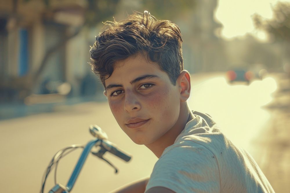 Palestinian young man portrait adult photo.