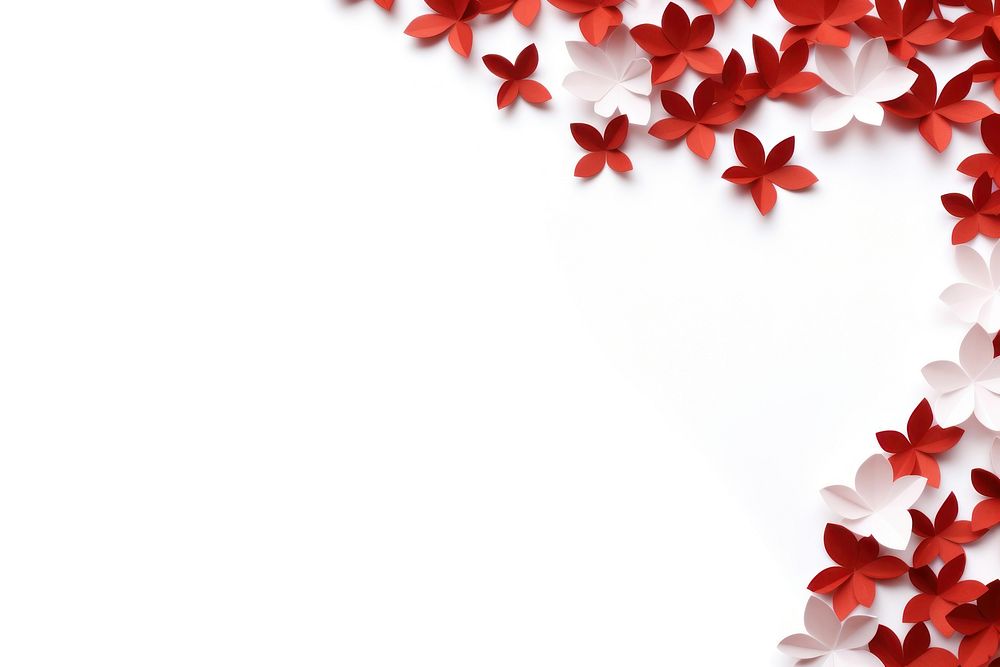Red heart backgrounds petal plant. AI generated Image by rawpixel.