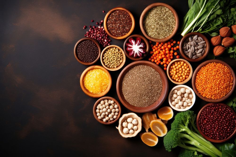 Healthy of vegetable food spice arrangement. AI generated Image by rawpixel.