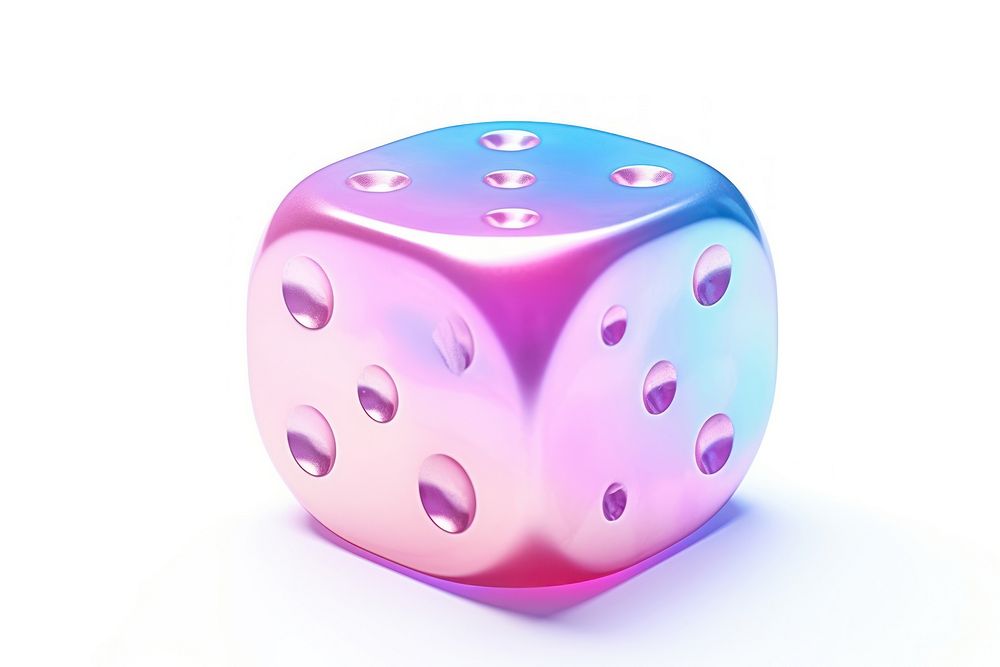 Cute dice game white background electronics.