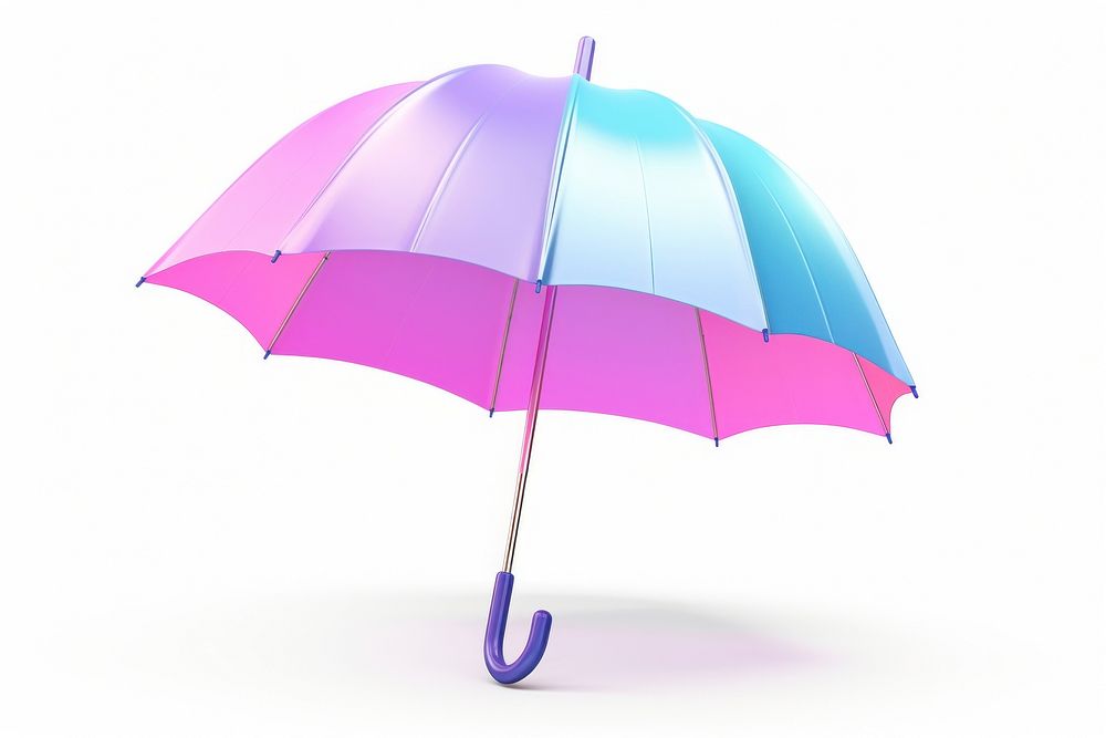 Cute umbrella white background protection sheltering.