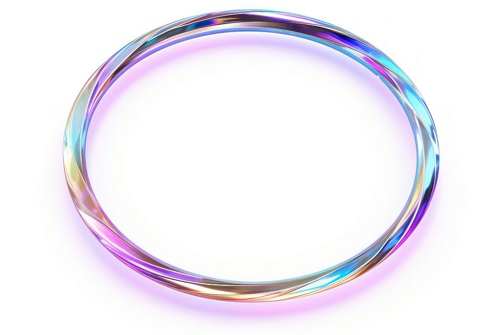 Hoop iridescent bracelet jewelry purple.