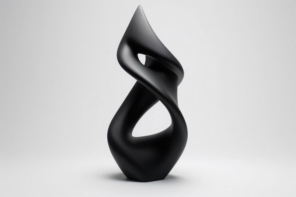 Sculpture black simplicity creativity.